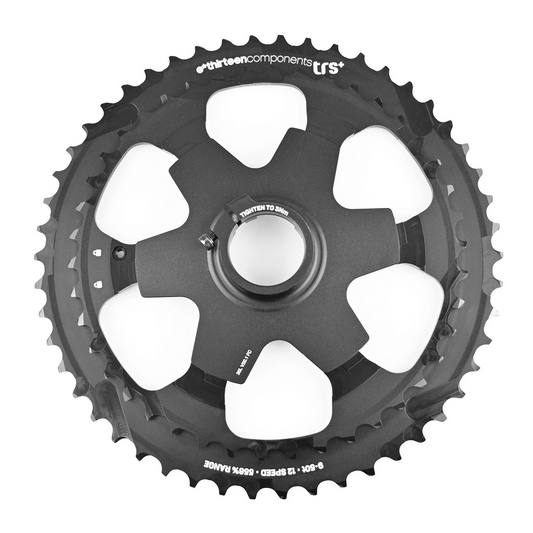 Piñón E13 TRS Plus 12v 42-50T Aluminio Negro | Repuesto