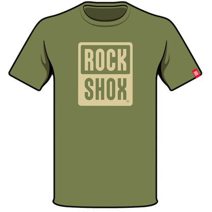 Polera Rockshox Mono Pill Logo Verde L