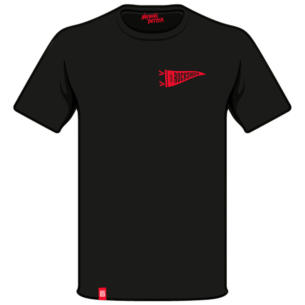 Polera Rockshox Pennant Negro