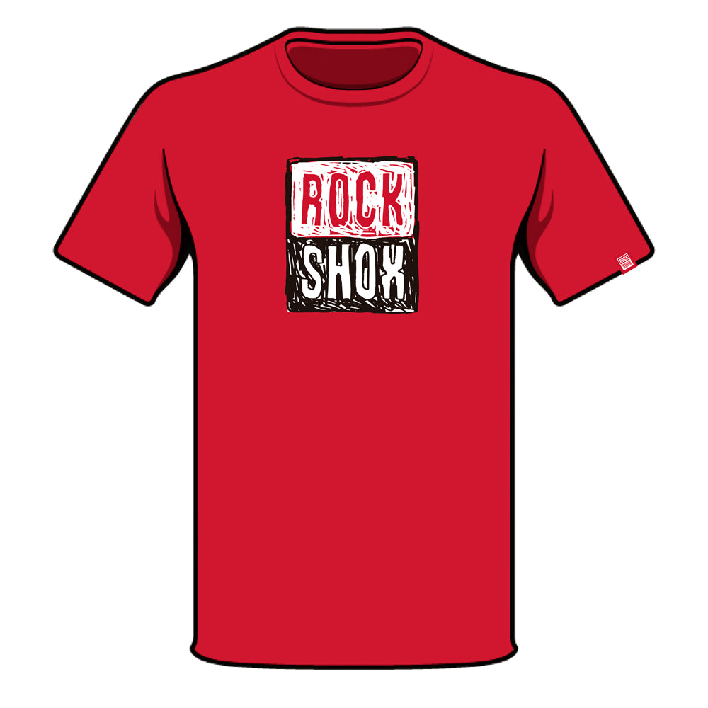 Polera Rockshox R2206 Rojo