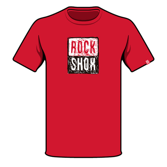 Polera Rockshox R2206 Rojo