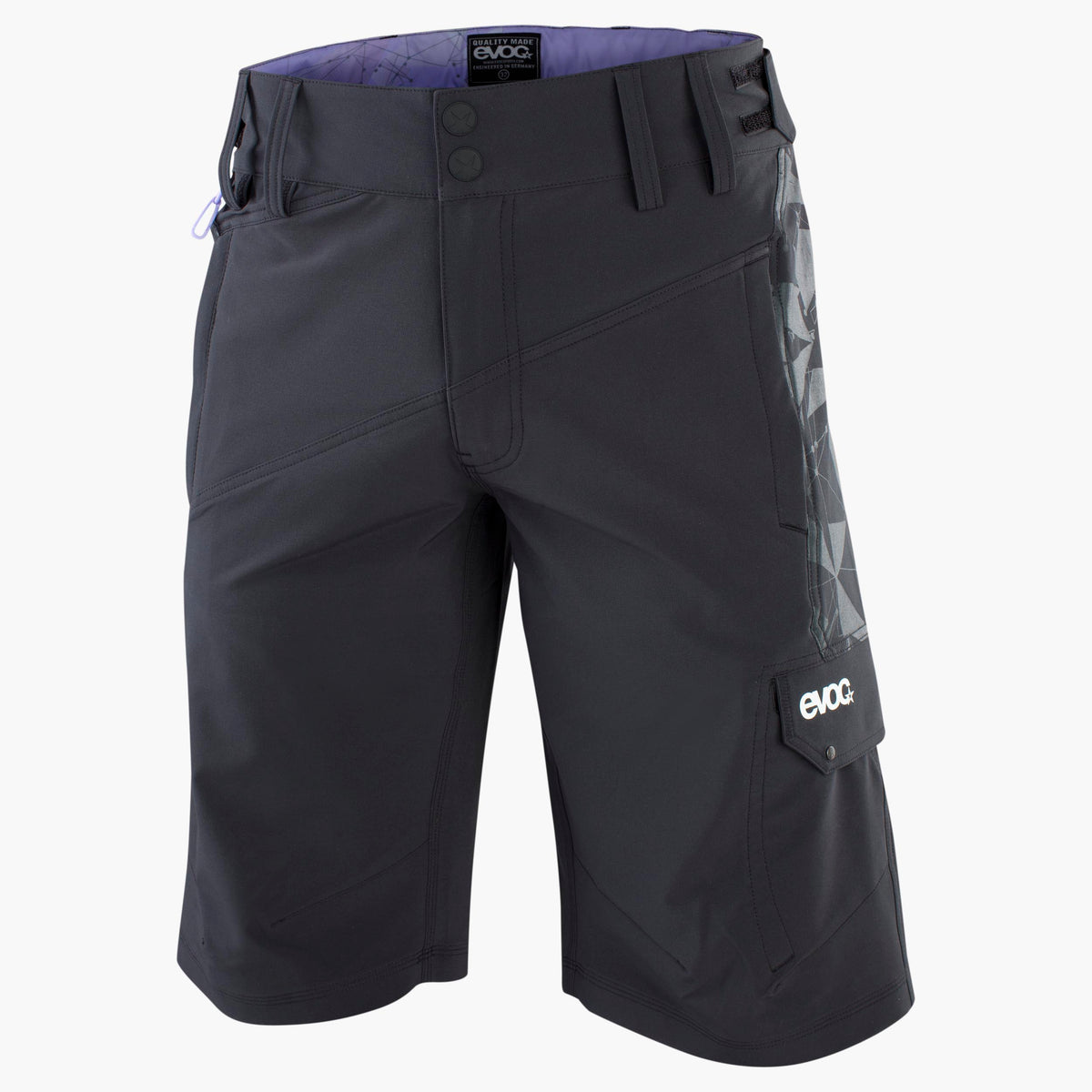 Short MTB EVOC Hombre Negro Talla M – Protección Trail