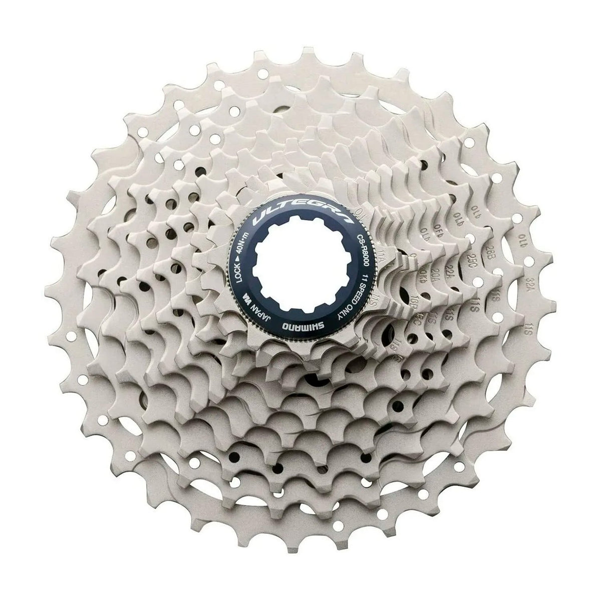 Piñon Shimano Cassette 11V. (11-32) CS-R8000, Ultegra, Ind.pack ICSR800011132