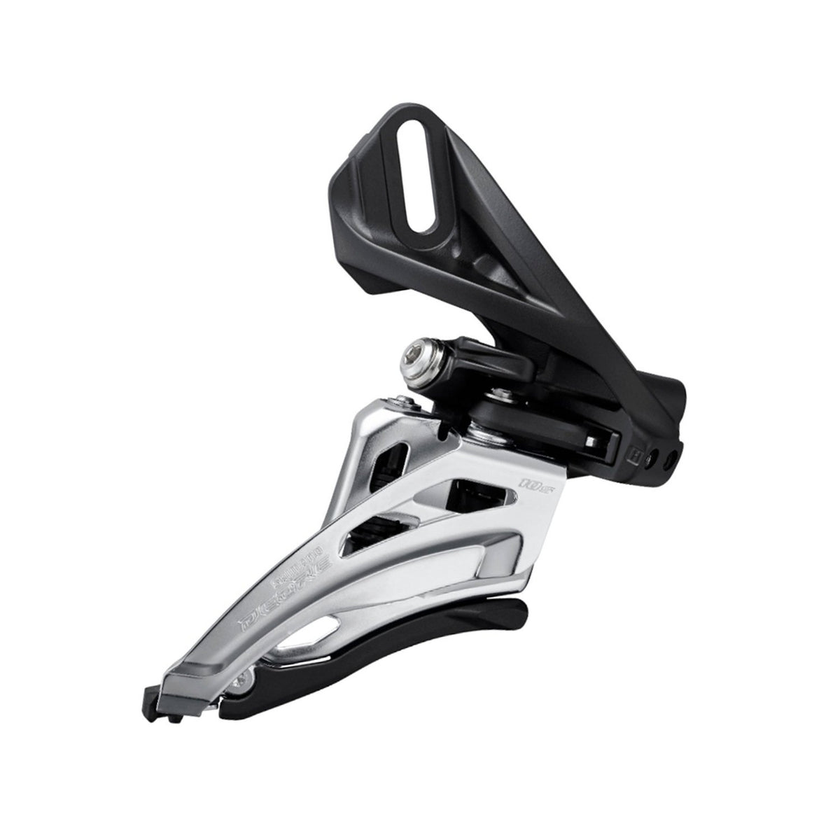 CAMBIADOR SHIMANO FD-M4100-D, DEORE, FOR 2X10, SIDE SWING, FRONT-PULL, DIRECT MOUNT, CS-ANGLE:66-69,