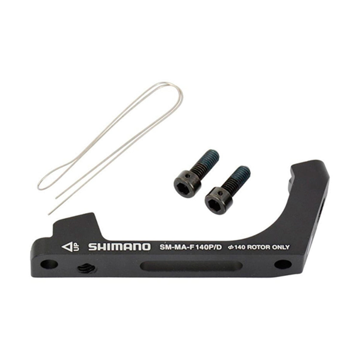 Adaptador Disco Ruta Smdbadt Shimano Brake Mount SM-MA-F140P/D Adap. Fixing Bolt X2 Wire X1 Caja