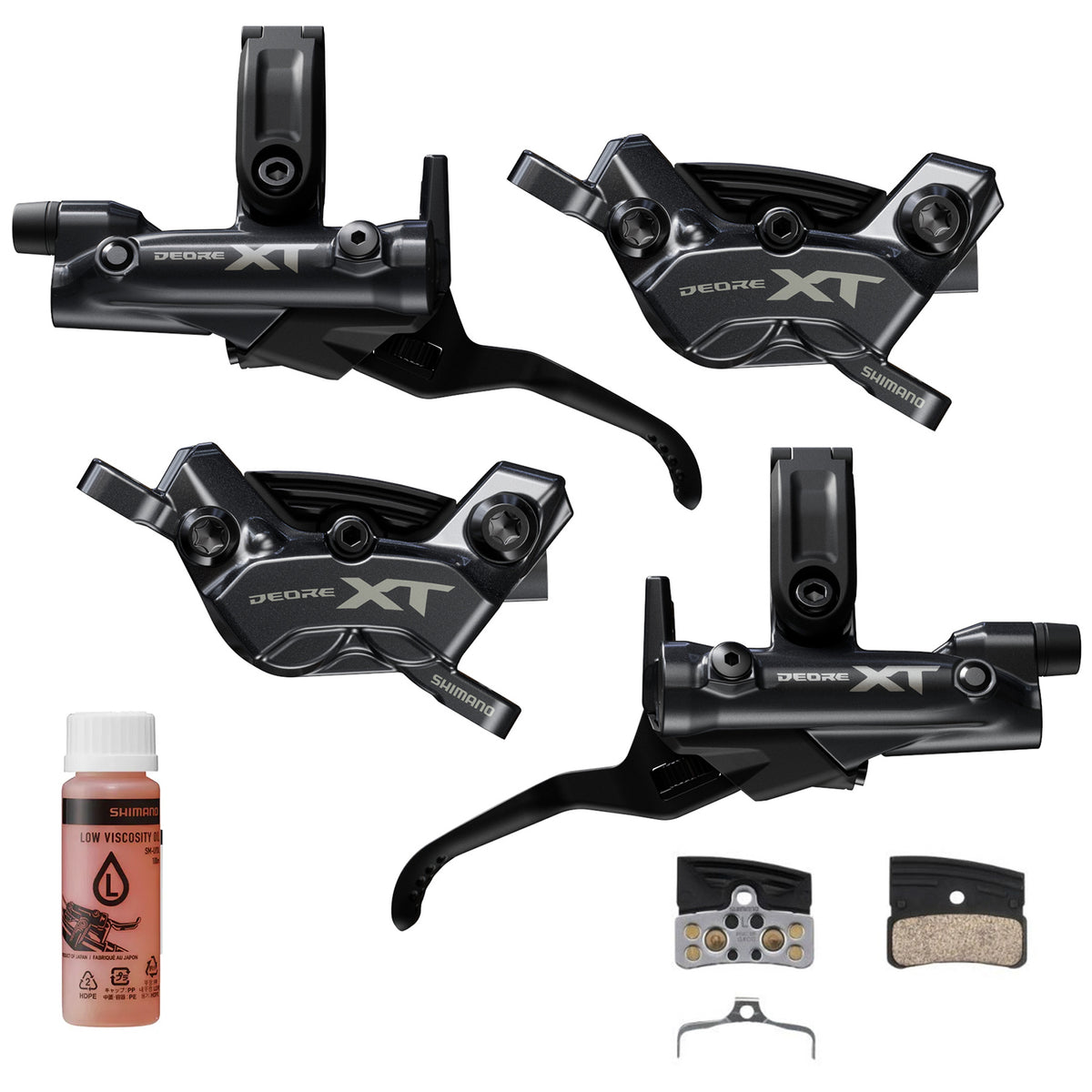 Kit frenos Shimano Deore XT M8200 M8220 par delantero y trasero