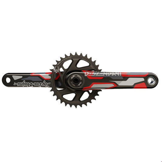 Volante SRAM Truvativ Descendant Colab Eagle DUB 165mm 32T TLD Rojo