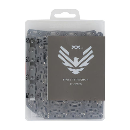 Cadena SRAM Eagle XX SL T-Type Flattop 126 Links Plata