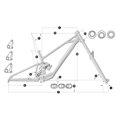 Bicicleta DH Mondraker Summum RR Mullet Silver Flash - FIERRIDE
