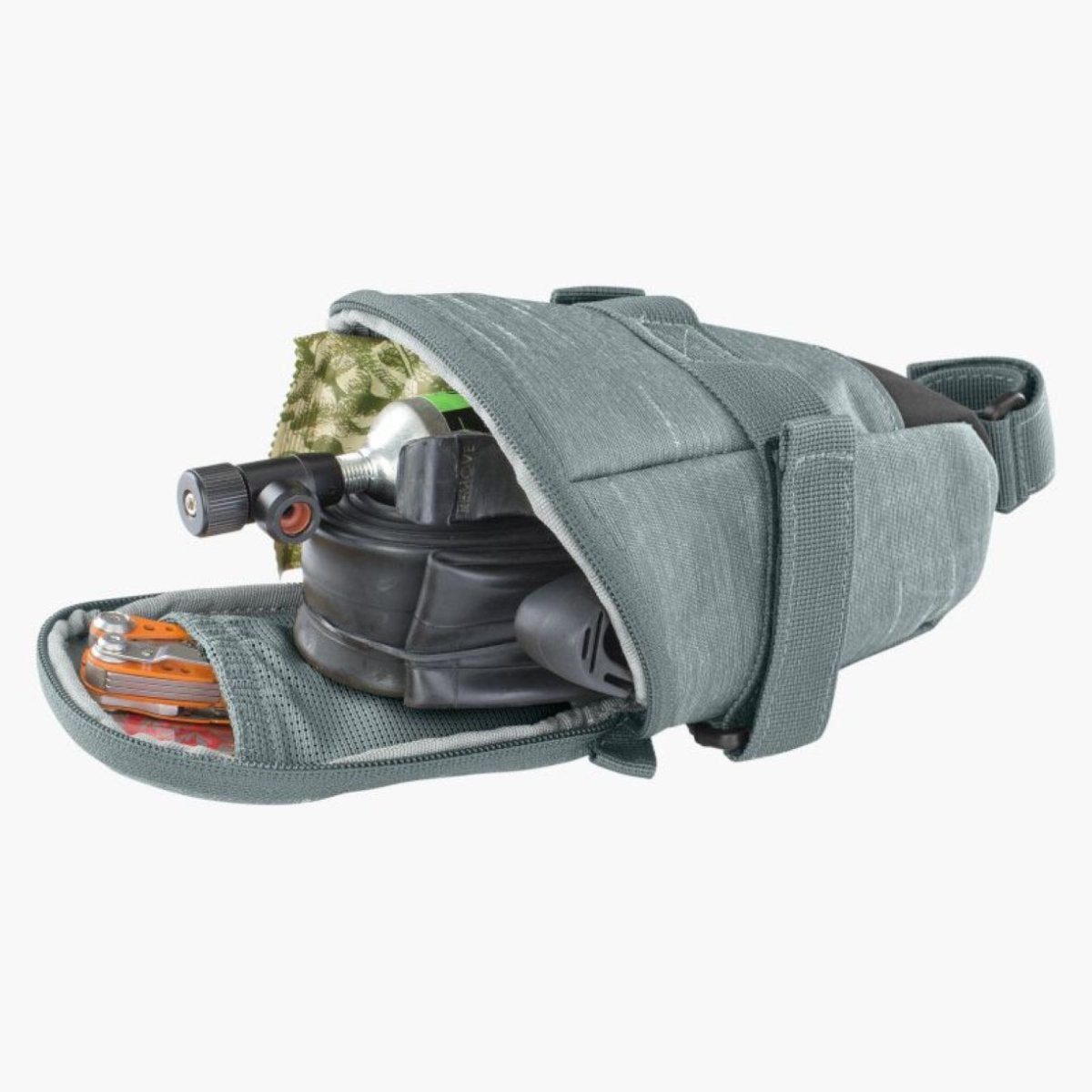 Bolso Bajo Asiento EVOC Tour M Gris Acero MTB - FIERRIDE