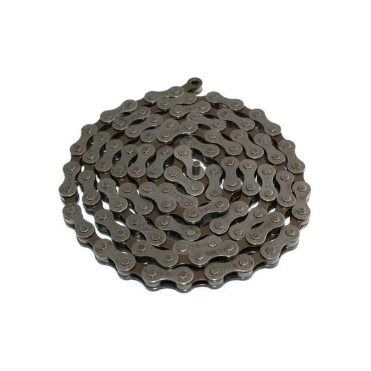 Cadena KMC HV410 1 Velocidad 1/2x1/8" Gris Café - FIERRIDE