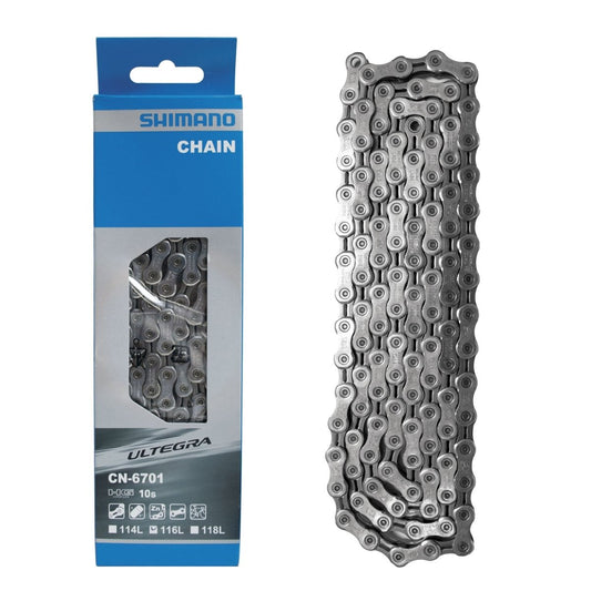Cadena Shimano Ultegra Cn-6701 10V. (116L) W/O END Pin, W/ampule Type Connect PIN X1 - FIERRIDE