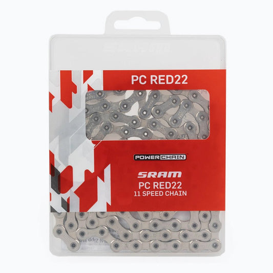 Cadena SRAM RED 22 Hollow Pin 11V 114 Links Plateada - FIERRIDE