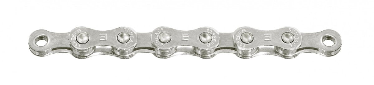 Cadena SunRace CN11E 11V 138 eslabones plateada - FIERRIDE