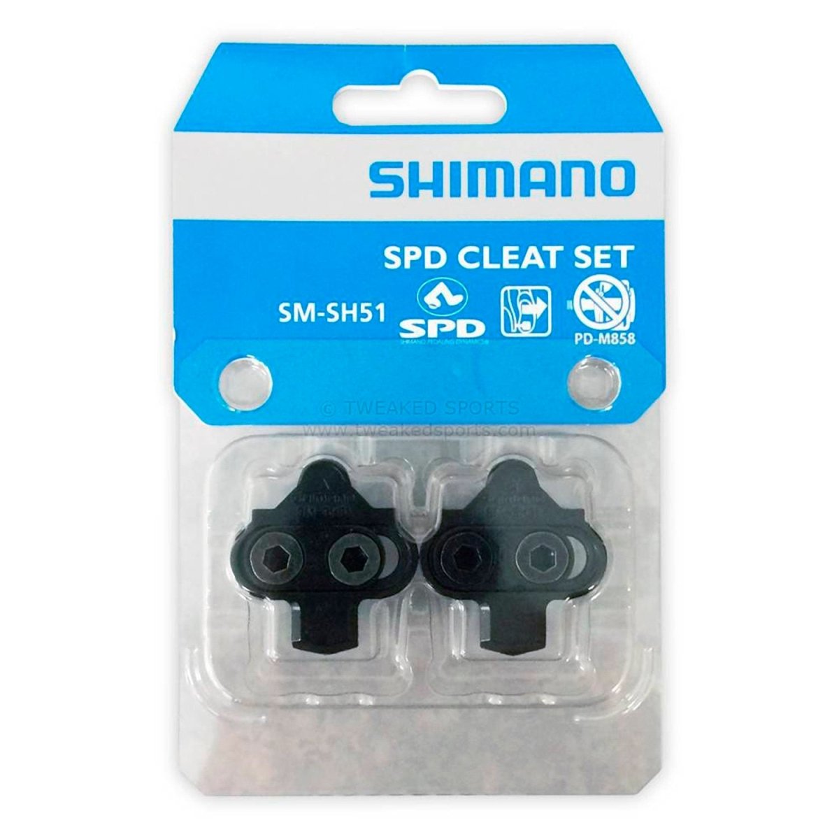 Calas Shimano SM-SH51 SPD para pedales MTB – Par sin tuerca - FIERRIDE
