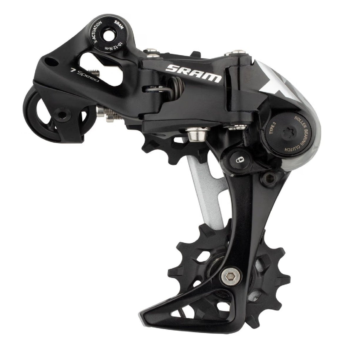 Cambio SRAM Trasero X01 DH A3 Exact Actuation 28T 7V Negro Medio - FIERRIDE