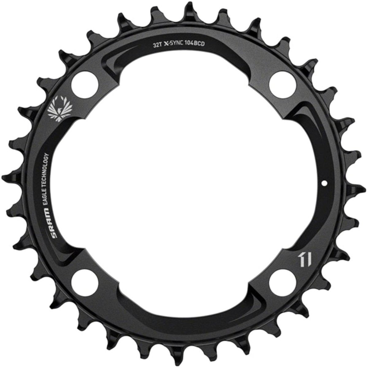 Corona SRAM Eagle E BIKE B1 X-Sync 2 104BCD Aluminio Negro 32T - FIERRIDE
