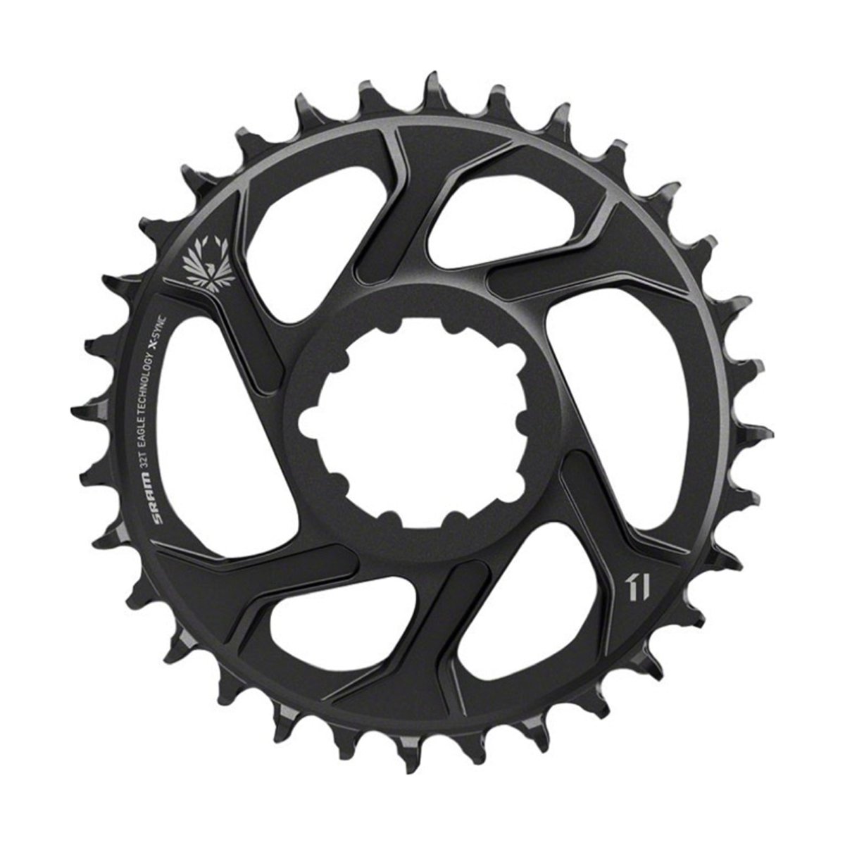 Corona SRAM Eagle X-Sync 2 B1 DM3 3mm Offset Aluminio Negro 32T - FIERRIDE