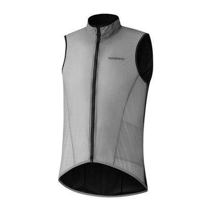 Cortaviento Shimano Sin Mangas Hombre Talla L – Wind Vest Gris - FIERRIDE