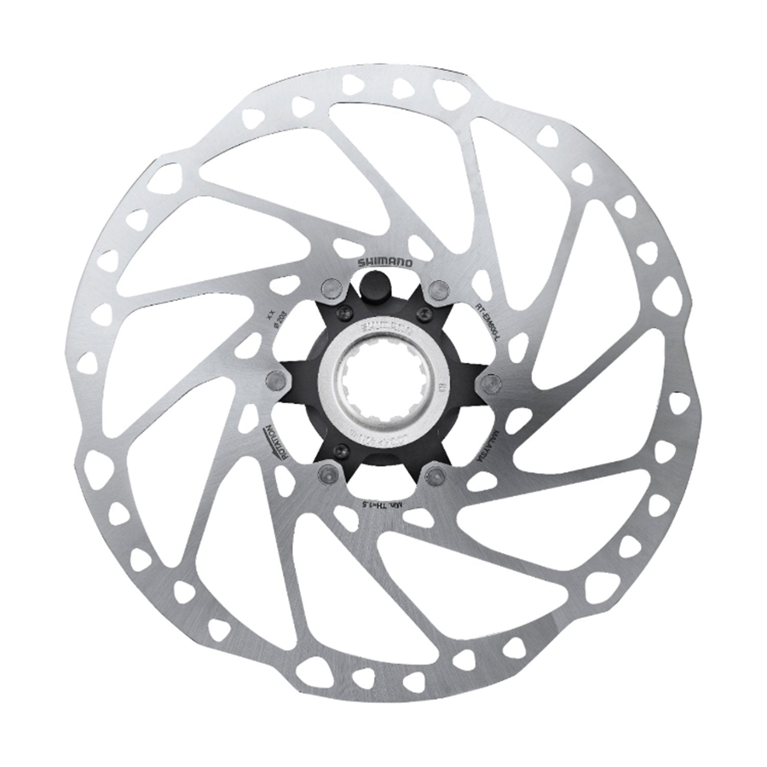 Disco rotor de freno Shimano RT - EM600 180mm Center Lock Internal/External Serration - FIERRIDE