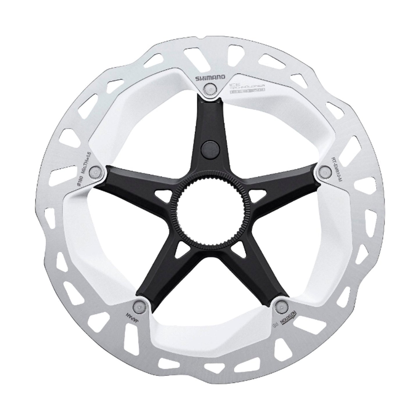 Disco rotor de freno Shimano RTEM810 180mm - 203mm Center Lock Internal Serration - FIERRIDE