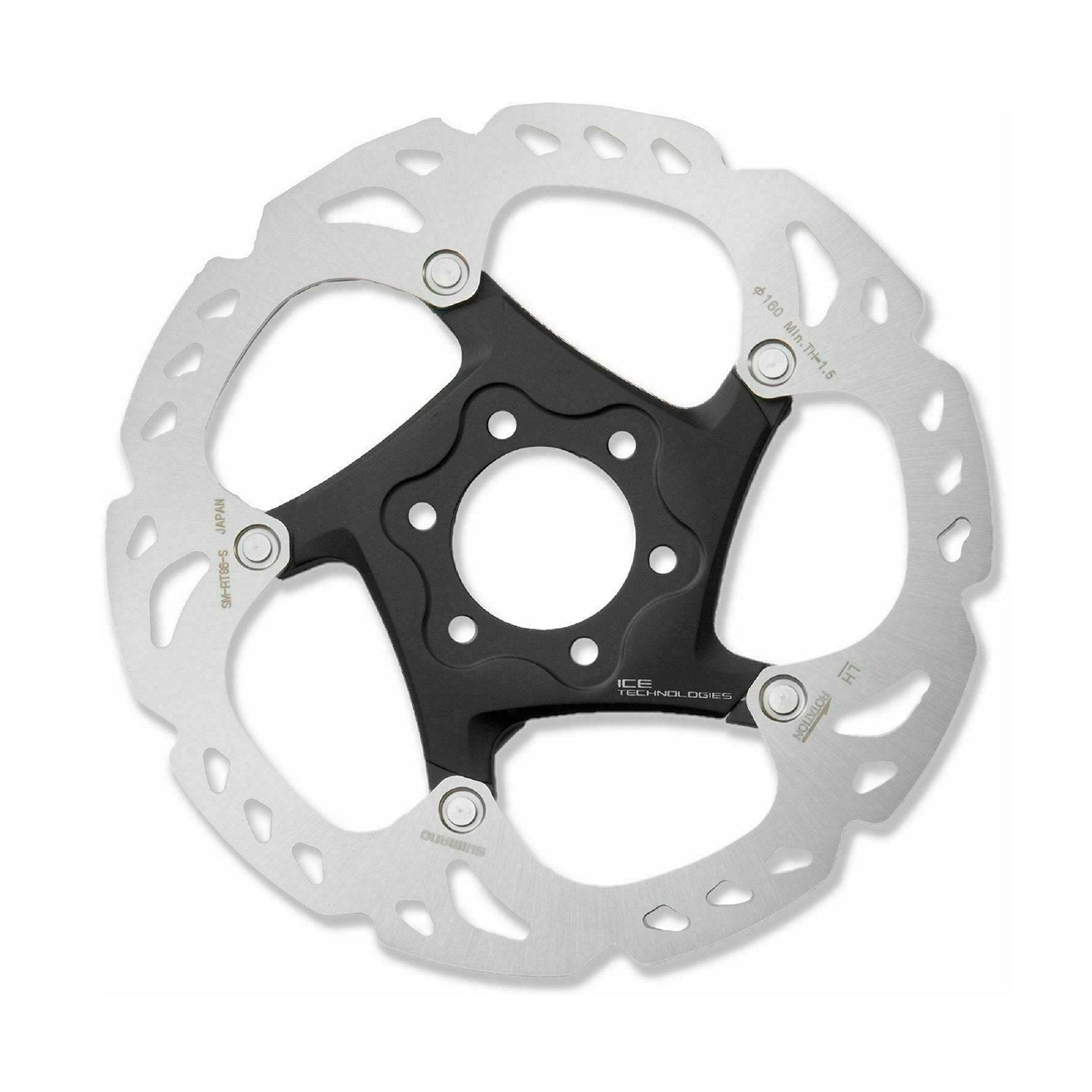 Disco rotor de freno Shimano SM - RT86 6 pernos 203mm y 160 mm - FIERRIDE