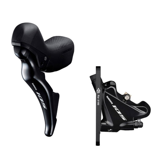 Freno Hid.set BRR7025KITR7070SET Shimano ST-R7025 L BR-R7070 Front 140MM Resin 1800MM SM-BH90 Caja - FIERRIDE