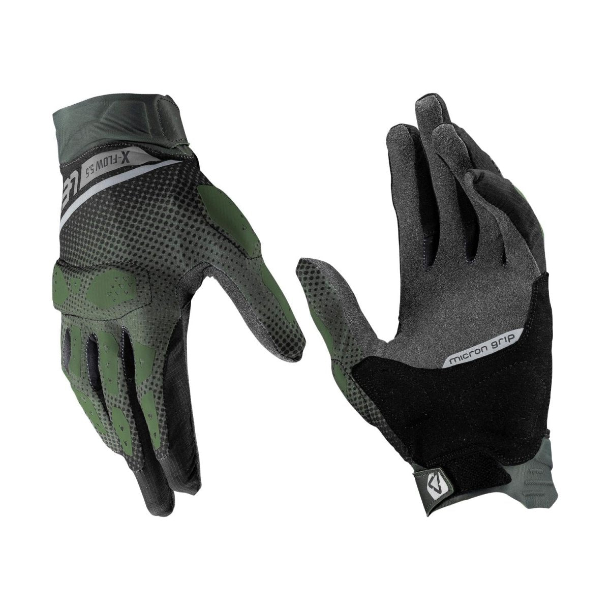 Guantes Leatt Moto ADV Cortos X-Flow 5.5 V25 Forest L EU9 US10 - FIERRIDE