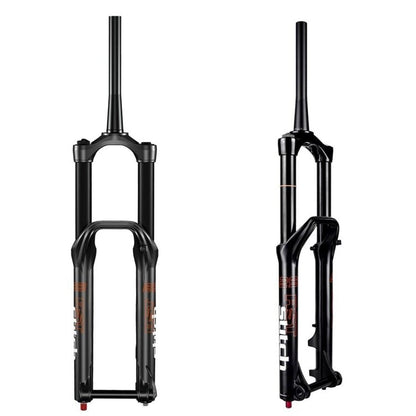 Horquilla RST Stitch 27.5 Tapered Coil Negra - FIERRIDE