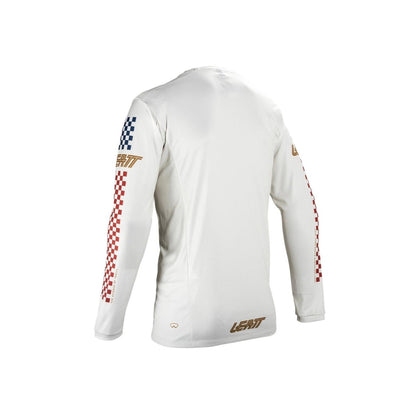 Jersey Leatt MTB Enduro 4.0 V25 Manga Larga Cream - FIERRIDE