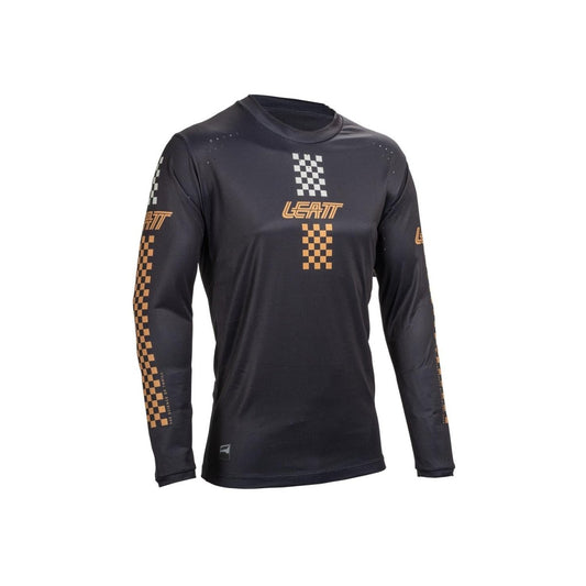 Jersey Leatt MTB Enduro 4.0 V25 Manga Larga Negro - FIERRIDE