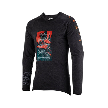 Jersey Leatt MTB Gravity 2.0 V23 Manga Larga Negro - FIERRIDE