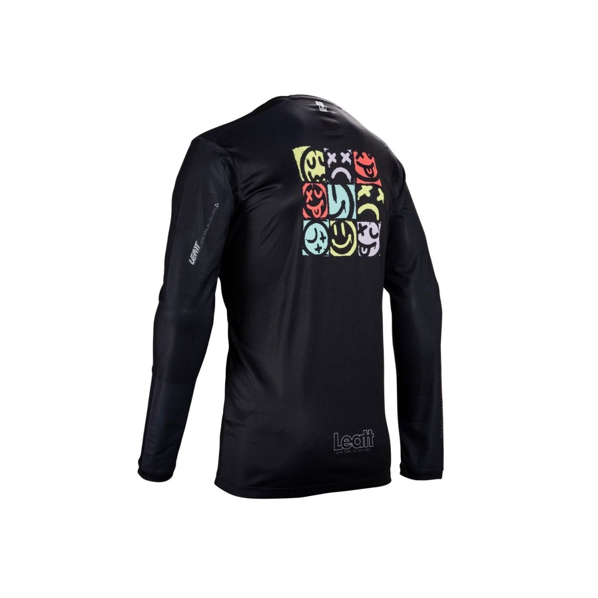 Jersey Leatt MTB Gravity 3.0 V25 Manga Larga Negro - FIERRIDE