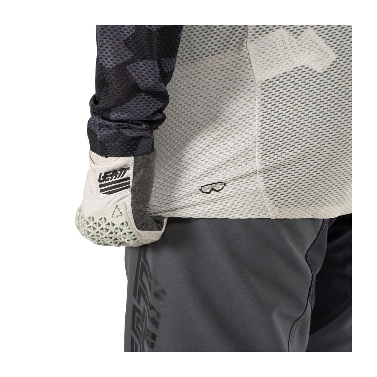 Jersey Leatt MTB Gravity 4.0 V25 Manga Larga Cream - FIERRIDE