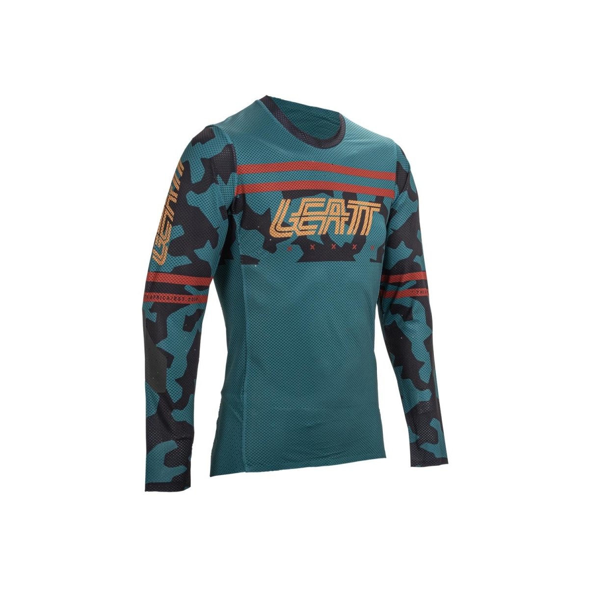Jersey Leatt MTB Gravity 4.0 V25 Manga Larga Teal - FIERRIDE