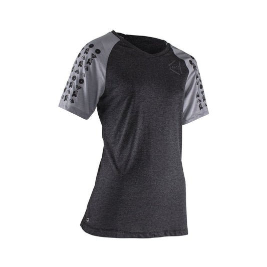 Jersey Leatt MTB Manga Corta Mujer AllMtn 2.0 V22 Negro - FIERRIDE