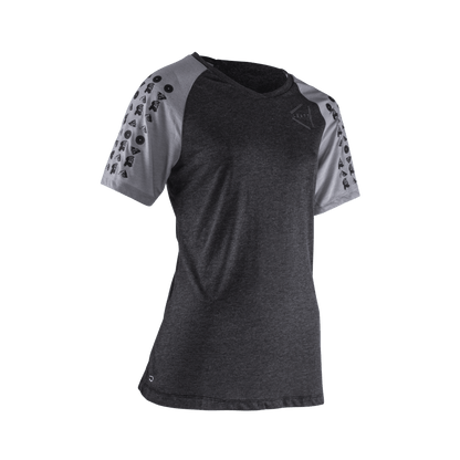 Jersey Leatt MTB Manga Corta Mujer AllMtn 2.0 V22 Negro - FIERRIDE
