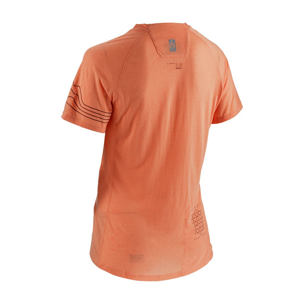Jersey Leatt MTB Manga Corta Mujer AllMtn 2.0 V23 Peach - FIERRIDE