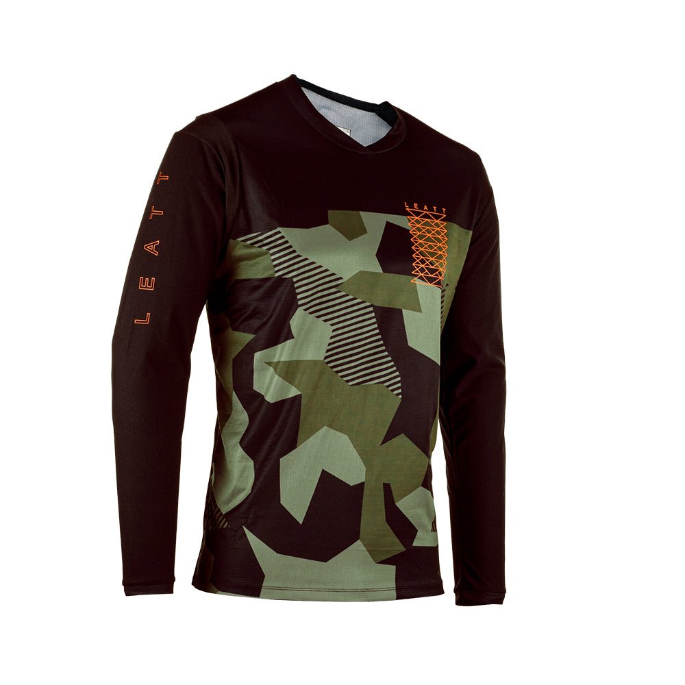 Jersey Leatt MTB Manga Larga Gravity 3.0 V23 Camo S 38US 48EU - FIERRIDE