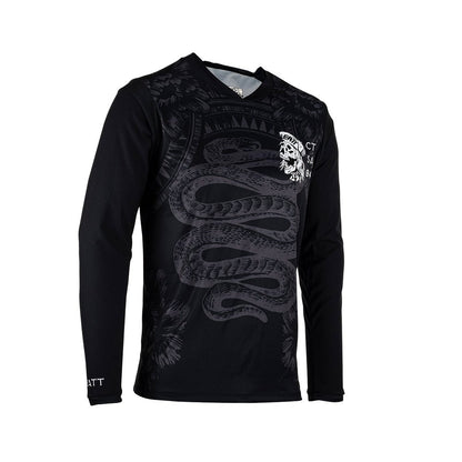 Jersey Leatt MTB Manga Larga Gravity 3.0 V23 Negro XS 36US 46EU - FIERRIDE