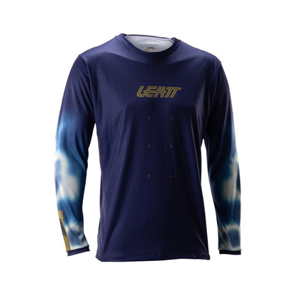 Jersey Leatt MTB Manga Larga Gravity 4.0 Azul Galaxia - FIERRIDE