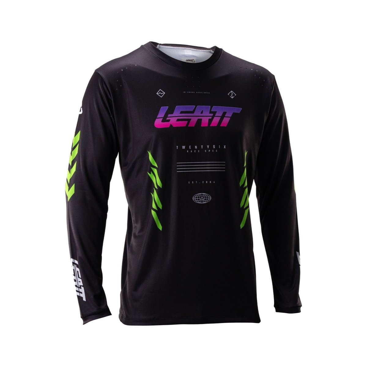 Jersey Leatt MTB Manga Larga Gravity 4.0 Negro Racing XL 44US 54EU - FIERRIDE