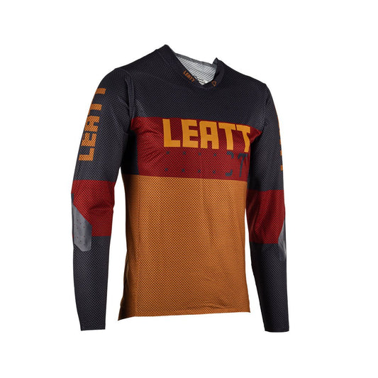 Jersey Leatt MTB Manga Larga Gravity 4.0 V23 Suede S 38US 48EU - FIERRIDE