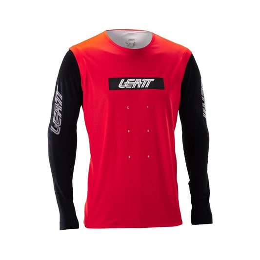 Jersey Leatt MTB Manga Larga Gravity 8.0 Rojo Racing - FIERRIDE