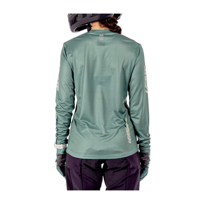 Jersey Leatt MTB Manga Larga Mujer Enduro 4.0 V25 Lagoon - FIERRIDE