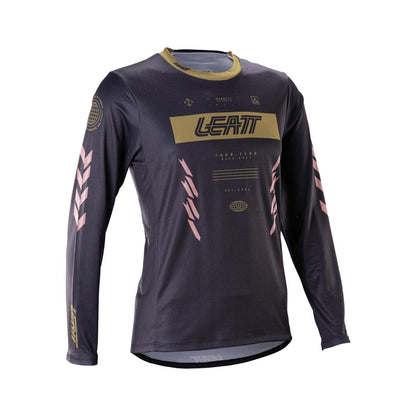 Jersey Leatt MTB Manga Larga Mujer Gravity 4.0 Negro Racing - FIERRIDE