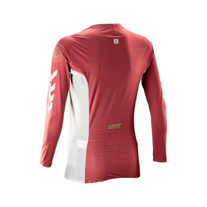 Jersey Leatt MTB Manga Larga Mujer Gravity 5.0 Rojo Racing XS 2US 34EU - FIERRIDE