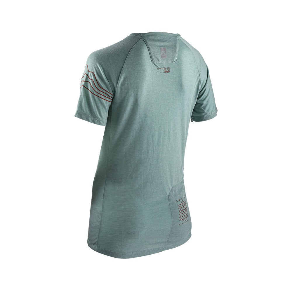 Jersey Leatt MTB Mujer AllMtn 2.0 Manga Corta Pistacho - FIERRIDE