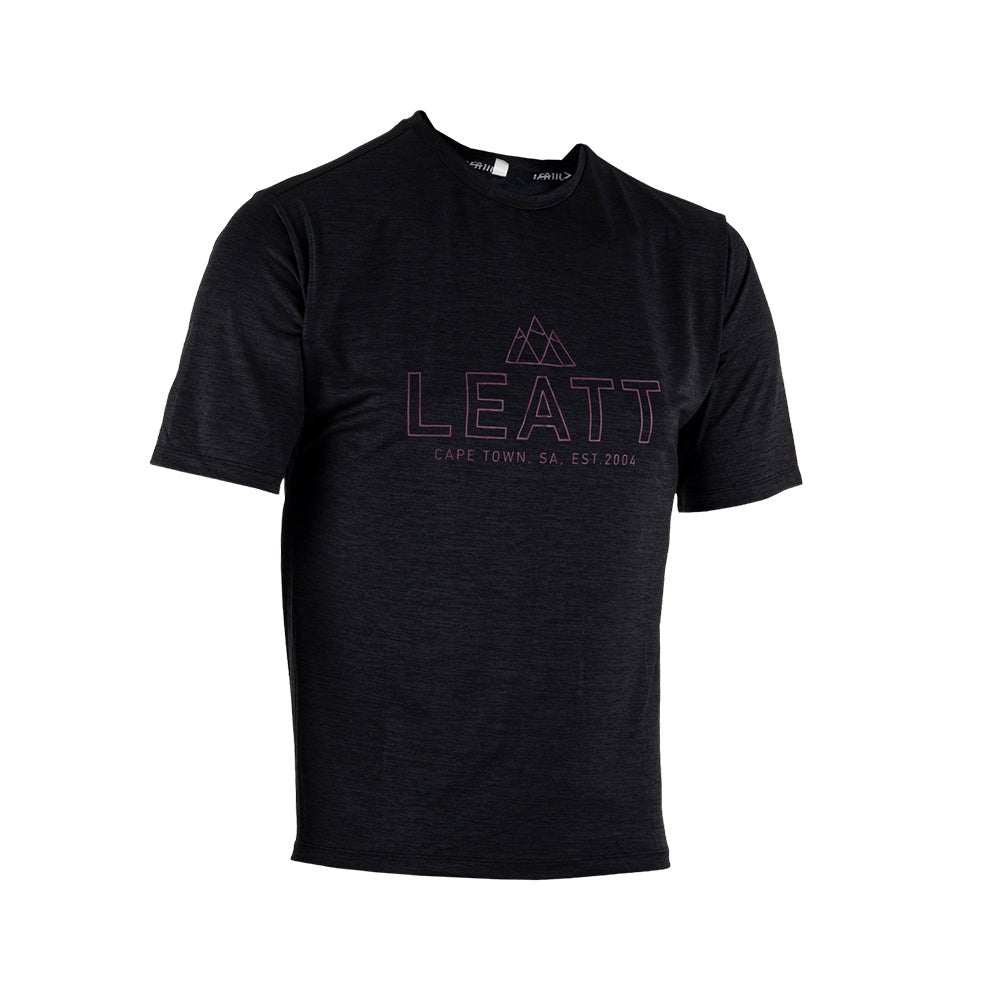 Jersey Leatt MTB Trail 1.0 V23 Manga Corta Negro - FIERRIDE
