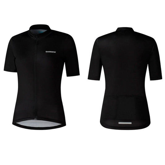 Jersey Shimano Element Mujer Manga Corta Negro Talla L - FIERRIDE